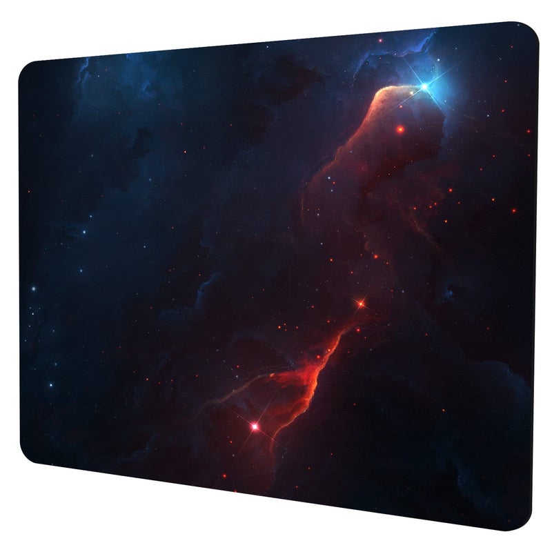SHALYSONG Space Galaxy Mouse Pad Personalized Design Customized Square Office Rubber Mouse Pad 9.5x7.9 Inch - Image 1